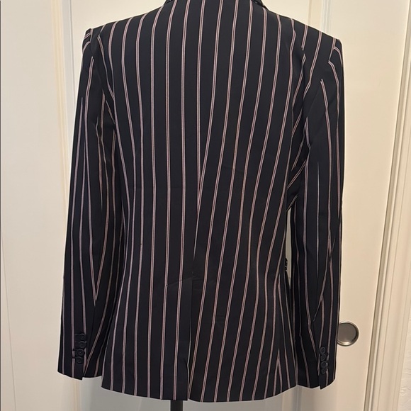 Women's Striped Blazer - Navy, red and white - Picture 4 of 5